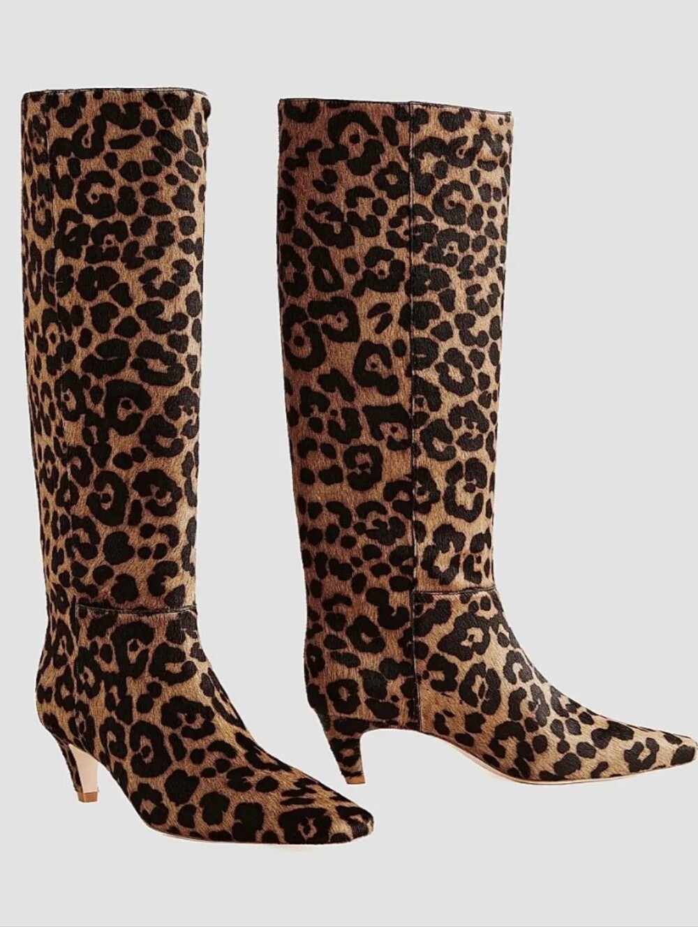 Reformation Remy Leopard Print Knee-High Boots